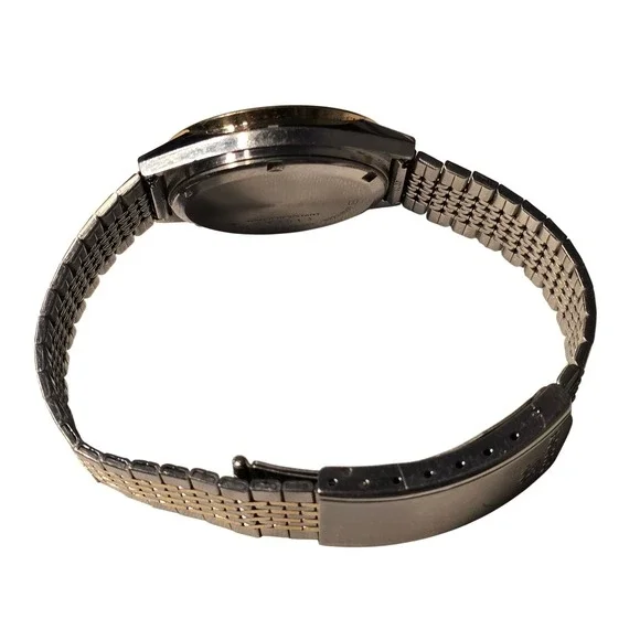 Vintage Seiko Quartz Two-Tone Watch Old‎ Money Classic Minimal Day Date Timeless - Picture 3 of 15